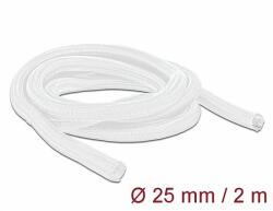 Delock Fonott kábelharisnya önzáródó 2 m x 25 mm fehér (20701)