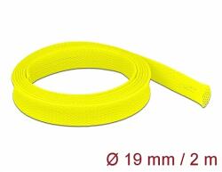 Delock Fonott kábelharisnya nyújtható 2 m x 19 mm sárga (20745) - dellaprint
