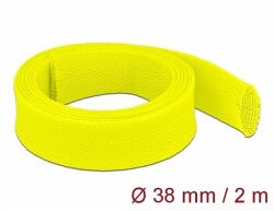 Delock Fonott kábelharisnya nyújtható 2 m x 38 mm sárga (20755)