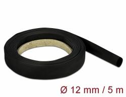 Delock Fekete zsugorcső 5 m x 12 mm (18939)
