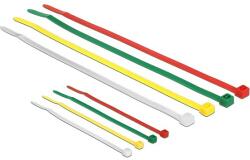 Delock színes kábelkötözők, 100 x 2.5 mm + 200 x 3.6 mm 200 darab (18628)