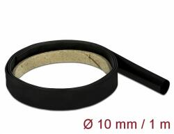 Delock Fekete zsugorcső 1 m x 10 mm (18974)