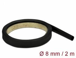 Delock Fekete zsugorcső 2 m x 8 mm (18980)