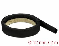 Delock Fekete zsugorcső 2 m x 12 mm (18982)