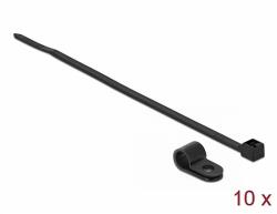 Delock Fekete színű, összekapcsoló pánt készlet 4, 8 mm H 150 x Sz 2, 5 mm kábelekkel (18862)