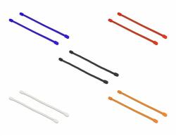 Delock Különböző színű rugalmas kábelkötöző Hx 150 x Sz 4 mm 10 db. (18971)