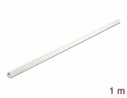 Delock Mini kábelcsatorna önzáró 12 x 12 mm - hossza 1 m fehér (20718)