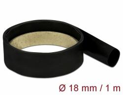 Delock Fekete zsugorcső 1 m x 18 mm (18977) - dellaprint