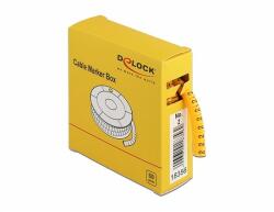 Delock 500 db. sárga kábeljelző doboz No. 2 (18356) - dellaprint