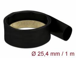 Delock Fekete, hőre szűkülő tubus 1 m x 25, 4 mm méretű szűkülési aránya 4: 1 (20663)