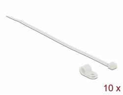 Delock Fehér színű, összekapcsoló pánt készlet 6, 4 mm H 200 x Sz 3, 6 mm kábelekkel (18863)