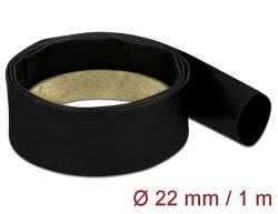 Delock Fekete zsugorcső 1 m x 22 mm (18979) - dellaprint