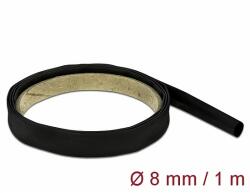 Delock Fekete zsugorcső 1 m x 8 mm (18973)