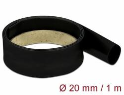 Delock Fekete zsugorcső 1 m x 20 mm (18978)