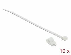 Delock Fehér színű, összekapcsoló pánt készlet 7, 9 mm H 250 x Sz 3, 6 mm kábelekkel (18865)