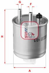 SOFIMA filtru combustibil SOFIMA S 4117 NR (S 4117 NR) - automobilus