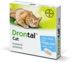 Bayer Drontal Cat féreghajtó tabletta 2db