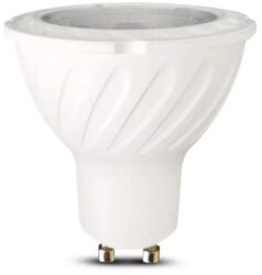 V-TAC Bec LED GU10, Cip SAMSUNG, 7W, Plastic, SMD, 6400K (11178-)