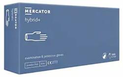 Mercator Medical Set 100 manusi unica folosinta Mercator Hybrid marimea XL albastre