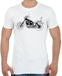 printfashion Yamaha Virago 2 - Férfi póló - Fehér (6162353)