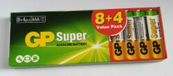 GP Batteries elem Super LR03 Micro AAA 12db/csom. - Kiárusítás!