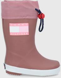 Tommy Hilfiger cizme copii culoarea roz PPYY-OBK04Y_38X