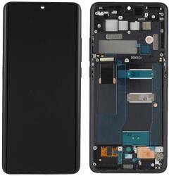 NBA001LCD10112475 TCL 10 Pro fekete OLED LCD kijelző érintővel kerettel előlap (NBA001LCD10112475)