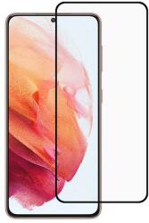 Temp-glass631273738 Samsung Galaxy S22 5G teljes lefedettséget biztosító karcálló, ütésálló kijelzővédő üvegfólia kerettel, tempered glass, törlőkendővel (Temp-glass631273738)