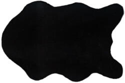 Mobikon Covor blana artificiala neagra Rabit 90x60 cm (0000201434)