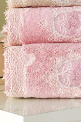 SOFT COTTON DESTAN kis törölközős ajándékcsomag, 3 db Mályva / Dusty rose