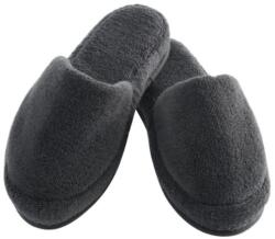 Soft Cotton COMFORT uniszex frottír papucs Fekete antracit / Black anthracite 40/42 szám
