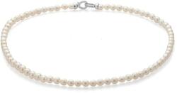 Swan Колие от бели следководни естествени перли RRICENW Swan