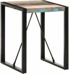 vidaXL Masă de bucătărie, 60x60x75 cm, lemn masiv reciclat (321593)