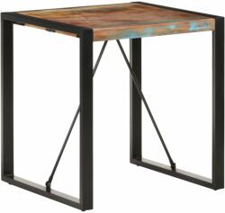 vidaXL Masă de bucătărie, 70 x 70 x 75 cm, lemn masiv reciclat (321597)