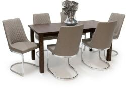  Berta asztal Ester székkel- 6 személyes étkezőgarnitúra