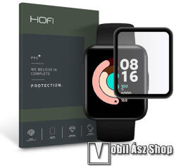 HOFI Xiaomi Redmi Watch 2 Lite, HOFI Hybrid Pro+ okosóra flexibilis üvegfólia, Full cover, Fekete