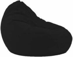 Pufrelax Калъф за пуф круша, 320л. , Nirvana Grande - Eerie Black, (Не съдържа пълнеж), Гама Premium