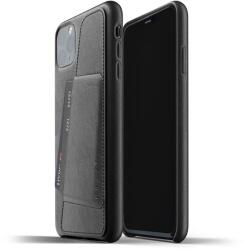 Mujjo Husa de protectie Mujjo tip portofel pentru iPhone 11 Pro Max, Piele, Negru (MUJJO-CL-004-BK) (MUJJO-CL-004-BK)