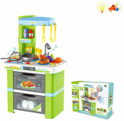 Kikky Bucătărie de copii cu plite cu luminițe și sunete realistice (70cm) Kikky - Cod W4359 Bucatarie copii