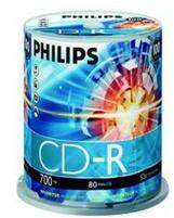 Philips CD-R 700MB-80min (100 buc. Spindle, 52x) (CR7D5NB00/00)