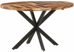 vidaXL Masă de bucătărie, 140x80x75 cm, lemn acacia, finisaj sheesham (321671)