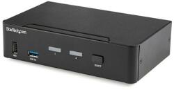 StarTech Switch KVM Startech SV231DPU34K, 2x Displayport, Black (SV231DPU34K) - flax