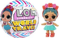 MGA Entertainment Papusa LOL 576006EUC - Papusa LOL Surprise World Travel cu 8 surprize (576006EUC) Figurina
