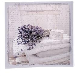 4-Home Tablou pe pânză Lavender blanket, 28 x 28 cm