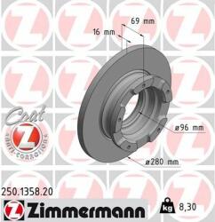 ZIMMERMANN Disc frana ZIMMERMANN COAT Z 250.1358. 20 (250.1358.20)