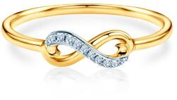 SAVICKI Inel Infinity SAVICKI: aur bicolor, diamante