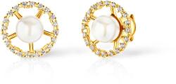 SAVICKI Cercei cercuri SAVICKI: aur, zirconi, perle