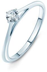 SAVICKI Inel de logodnă The Light: aur alb, diamant - savicki - 3 546,00 RON