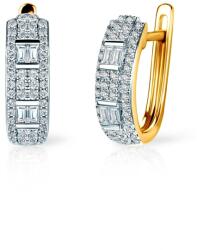 SAVICKI Cercei SAVICKI: aur bicolor, diamante - savicki - 12 259,00 RON