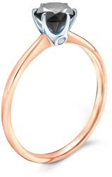 SAVICKI Inel de logodnă The Journey: aur bicolor, diamant negru - savicki - 10 815,00 RON